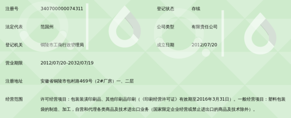 铜陵谊国彩印包装